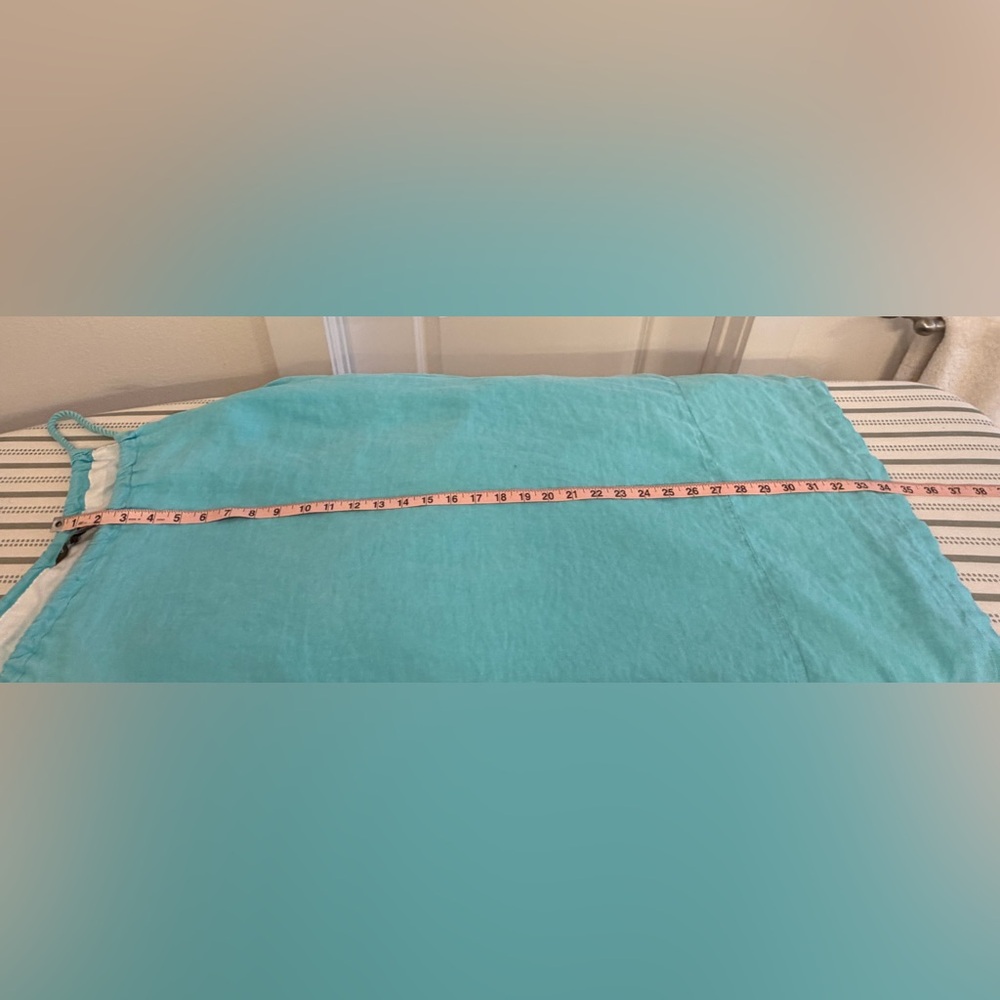 Tommy Bahama Linen Sundress - Bright Blue, Lined, Large - Picture 7 of 8